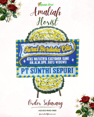 Papan Bunga Duka di Karangheuleut