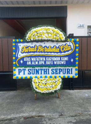 Papan Bunga Duka di Karangheuleut