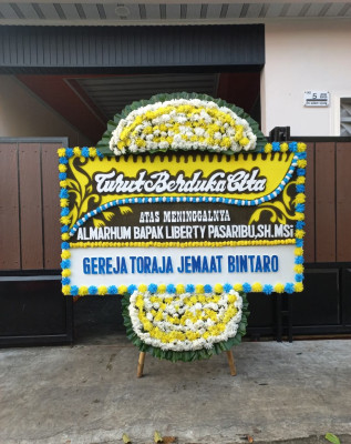 Papan Bunga Duka di Karangheuleut